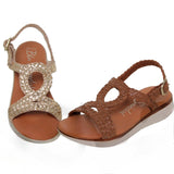 Sandales chic en cuir pour femmes