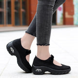 Chaussures de marche plates à coussin d'air Pour femmes