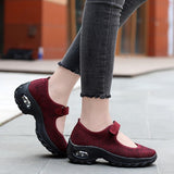 Chaussures de marche plates à coussin d'air Pour femmes