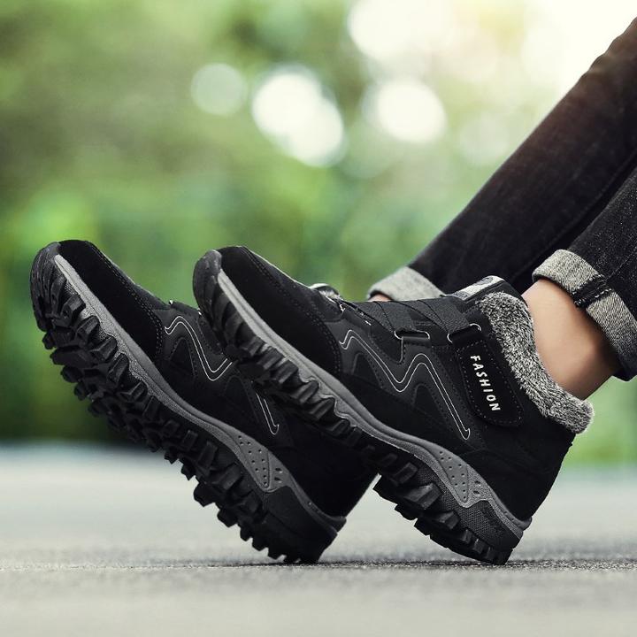 Bottines antidérapantes chaudes et confortables pour hommes