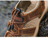 Sandales d'été en cuir pour hommes