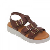 Sandales confortables à boucles