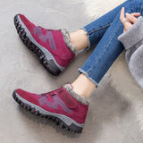Bottines antidérapantes chaudes et confortables pour femmes