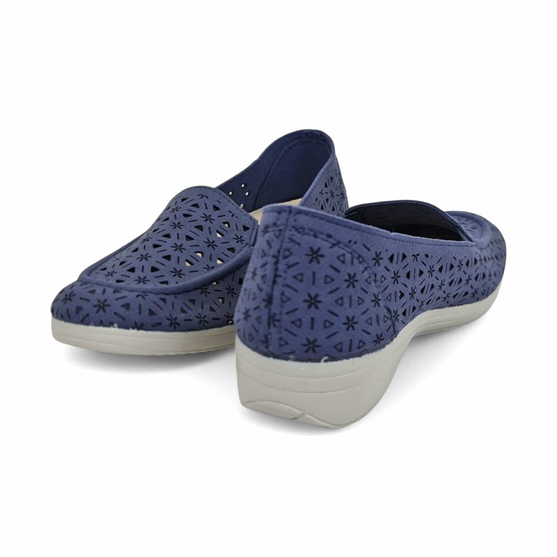 Mocassins confort perforés et respirants pour femme