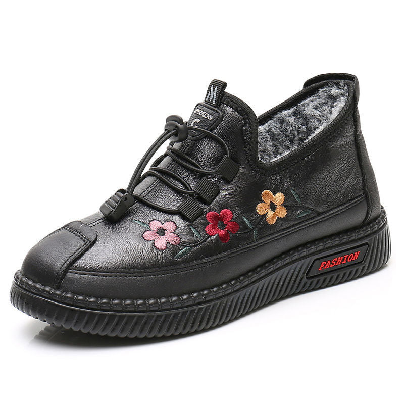 Chaussures d hiver en fourrure pour femmes Confort Ideal